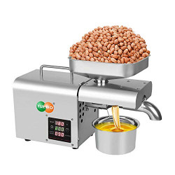 Home Oil Press Machine Automatic Nut Seeds Peanut Oil Expeller Electric Oil Press Extractor