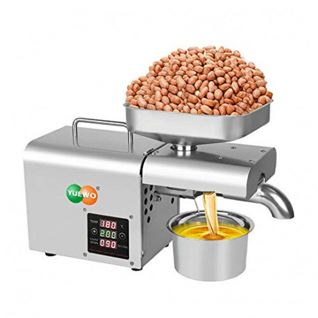 Home Oil Press Machine Automatic Nut Seeds Peanut Oil Expeller Electric Oil Press Extractor