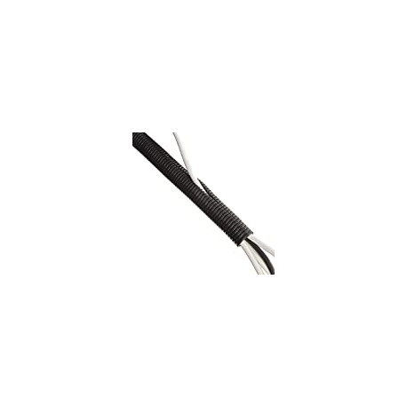 Black Cable Tube, 3' 7" Flexible Cable Management Sleeve