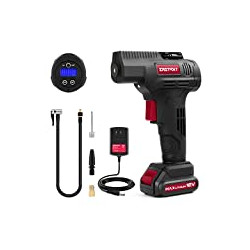 12V Tire Inflator Air Compressor, Multi-Purpose Electric Power, Max 150PSI