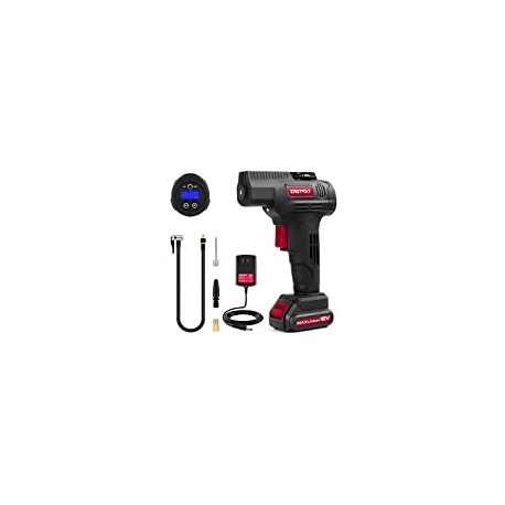 12V Tire Inflator Air Compressor, Multi-Purpose Electric Power, Max 150PSI
