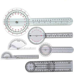 360°Goniometer Set-Including 6/8/12 inch Goniometer, 8 inch