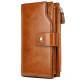 Oil Wax Leather Wallets for Women Large