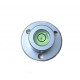 Aluminum Metal Case Bullseye Level Spirit Level, 22x14x10mm/0.87"x0.55"x0.39"