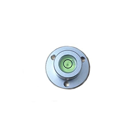 Aluminum Metal Case Bullseye Level Spirit Level, 22x14x10mm/0.87"x0.55"x0.39"