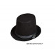 Deluxe Black Magician Butler Formal Costume Top Hat