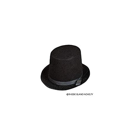 Deluxe Black Magician Butler Formal Costume Top Hat