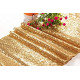 Sequin Table Runner Golden 13x108 inches Wedding Party