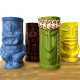 Tiki Mugs Drinkware Package 5 - Set of 4