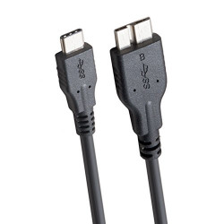 USB 3.1 Type C to MicroUSB 3.0, Black