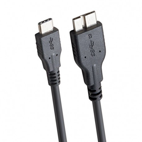 USB 3.1 Type C to MicroUSB 3.0, Black