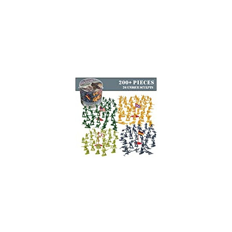 Army Men Action Figures - 200+ WWII Toy Soldiers
