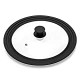 Resistant Silicone Rim Fits 11", 12" and 12.5" Diameter Cookware ,Black