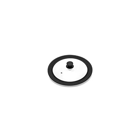 Resistant Silicone Rim Fits 11", 12" and 12.5" Diameter Cookware ,Black