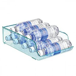 Wide Plastic Kitchen Water Bottle Storage Organizer Tray Rack
