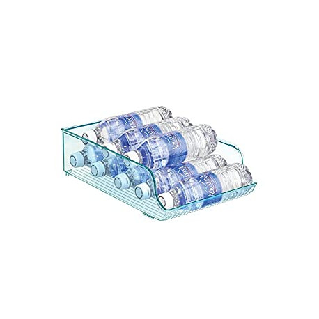 Wide Plastic Kitchen Water Bottle Storage Organizer Tray Rack