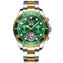 Automatic Men's Mechanical Watches Tourbillon Stainless Steel