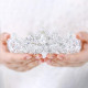 Nicute Wedding Bridal Crown Silver Bride Rhinestone