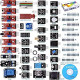 Compatible For Arduino Raspberry pi Sensor kit, 37 in 1 Robot Projects Starter Kits