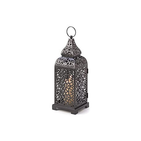 Decor Moroccan Temple Tower Candle Holder Hanging Lantern