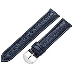 Men's MSM907RA-200 20-mm Black Genuine Leather Watch Strap