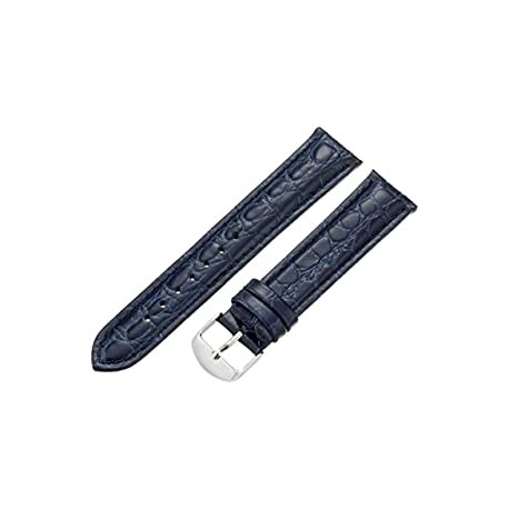 Men's MSM907RA-200 20-mm Black Genuine Leather Watch Strap
