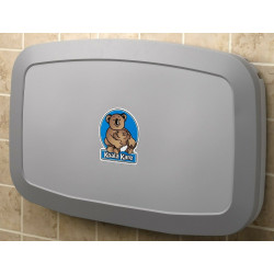 BABY CHANGING STATION "Grey" Horizontal Surface Mounted