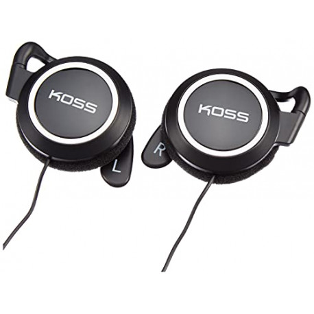 SportClip Clip-On Headphones,Black