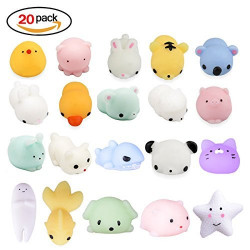 Squishies for Girls Easter Party Favors Squishys Kids Mochi Squishy 20Pcs