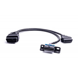Universal OBD II Splitter Extension Y Cable
