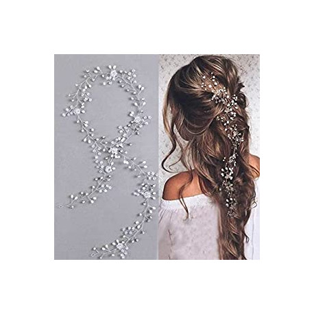 Hair Accessories 100cm Long Hair Piece for Bride