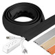 Floor Cord Cover, 6 Ft, Rubber Protector