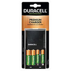 Duracell - Ion Speed 4000 Battery Charger - with 2 AA and 2 AAA Batteries