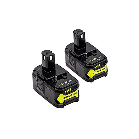2Pack 4.0Ah Replacement for Ryobi 18V Lithium Battery