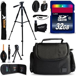 Speed Memory Card + Fitted Case + 60 inch Tripod + More