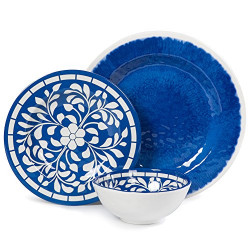 Dinnerware Set - 12 Pcs Dinner Dishes Set