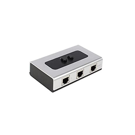2Port RJ45 Gigabit Ethernet RJ45 Network Switch Splitter