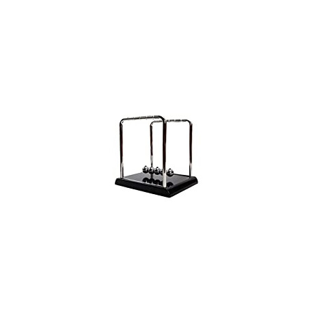 Newtons Cradle Balance Balls, Swinging Balls with Black Base