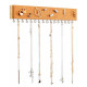 Stud Earring Organizer Hanging Holder with Cork Board