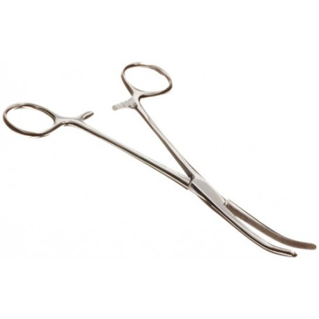Stainless Steel Hemostat Curved, 8" Length