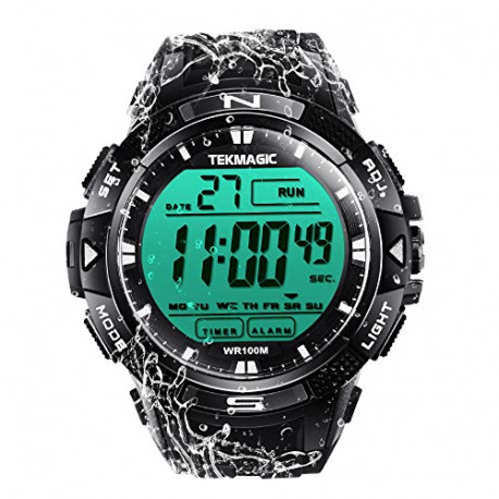 10 ATM Digital Submersible Diving Watch 100m Water Resistant