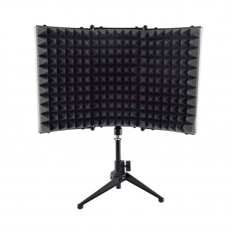Isolation Recording Booth Shield - 2" Thick Foldable Studio Microphone Dampening Filter