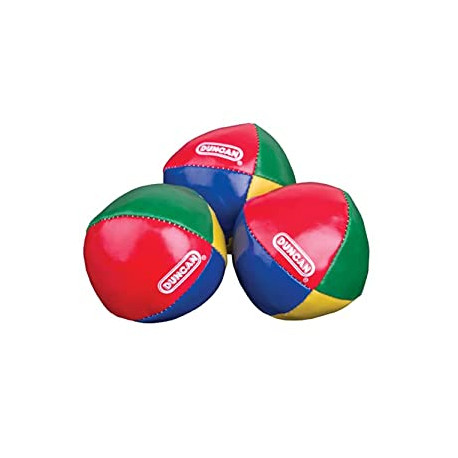 [Pack of 3] Multicolor, Vinyl Shells, Circus Balls with 4 Panel Design