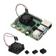 Raspberry Pi 4 Model B CPU HeatSinks Single Cooling Fan