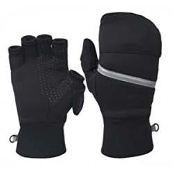 Power Stretch Convertible Mittens - Women’s Fingerless Gloves