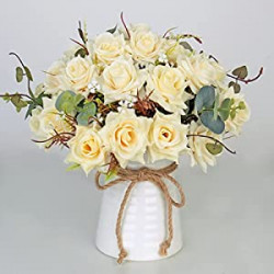 Artificial Flowers with Vase