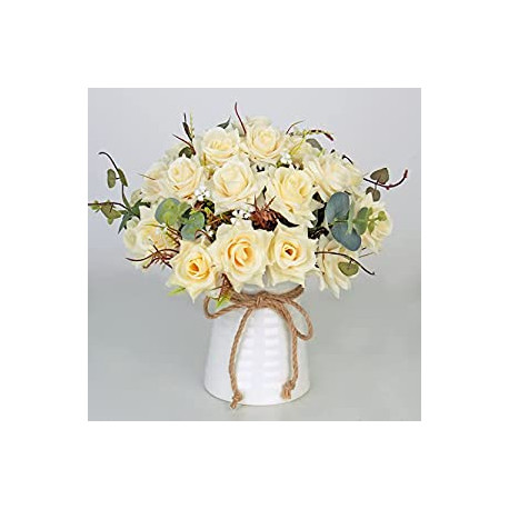 Artificial Flowers with Vase