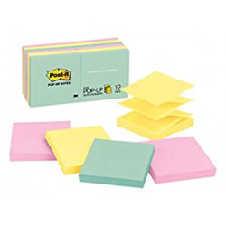 Post-it Pop-up Notes, 3x3 in, 12 Pads
