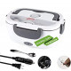Electric Lunch Box, 12V 24V 110V 3 in1 Portable Food Warmer Lunch Box