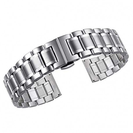 14mm-24mm Luxury Metal Watch Straps Men's